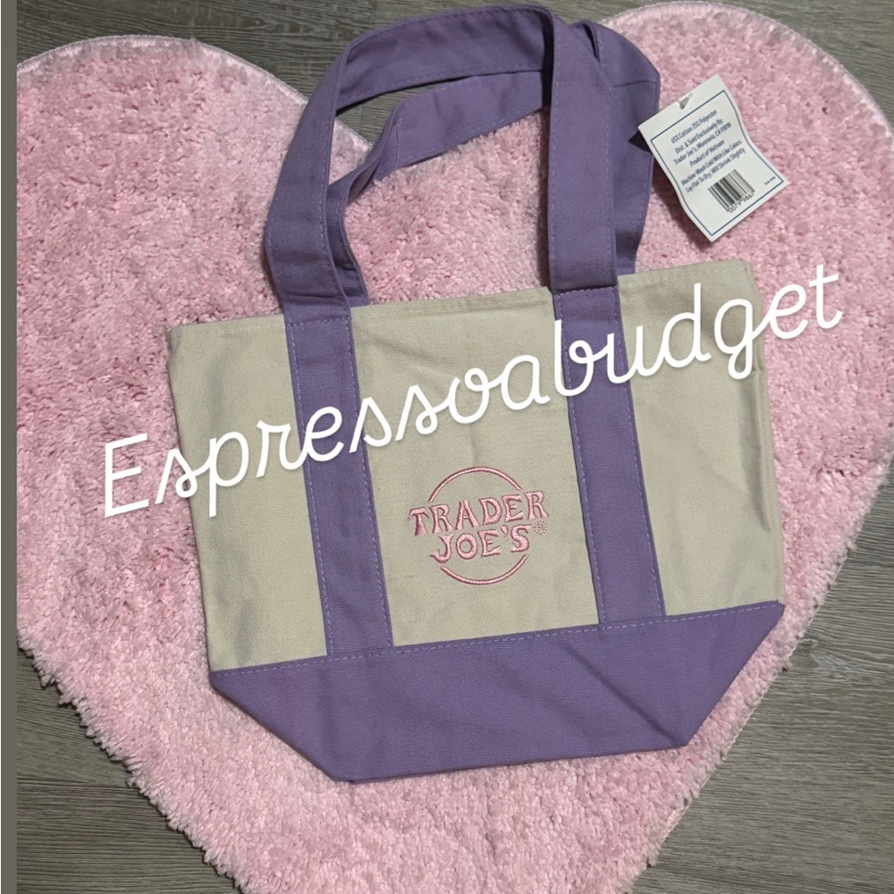Trader Joe’s Mini Tote Bag - Pastel Purple